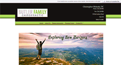 Desktop Screenshot of butlerfamilychiropractic.com